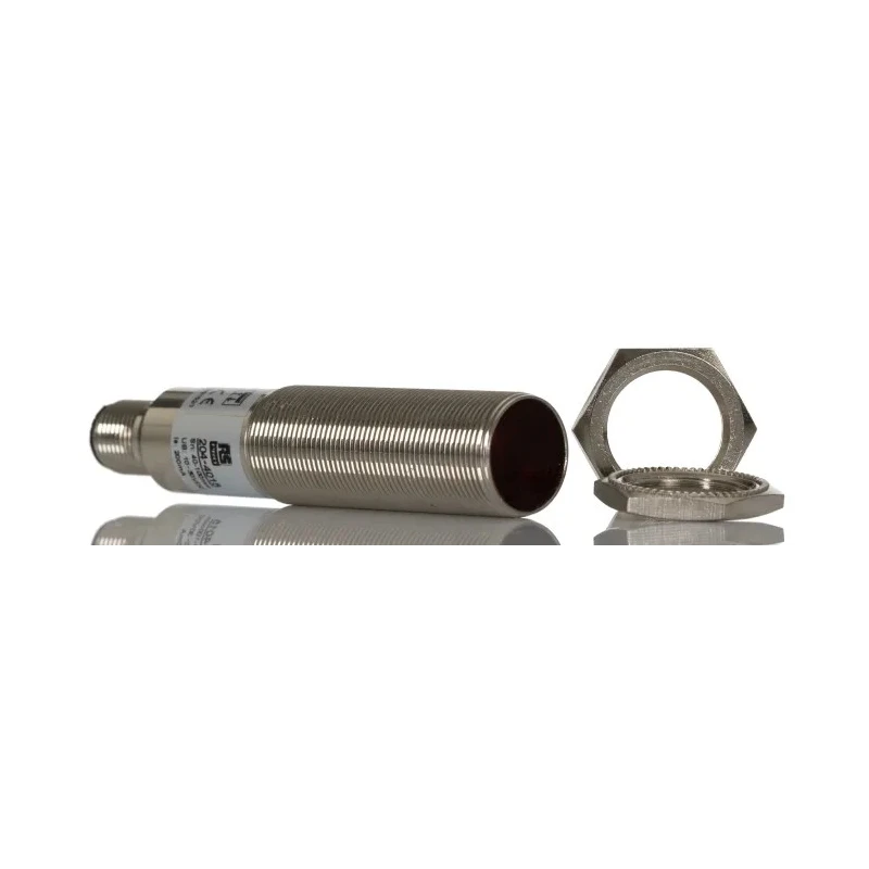 RS Pro Background Suppression Photoelectric Sensor Barrel Sensor 0.1 m PNP NO/NC M12 Connector IP67 IP67