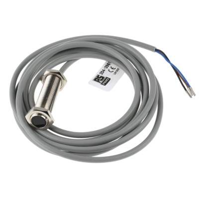 RS PRO Diffuse Reflection Photoelectric Sensor, Barrel Sensor, 0.15 m Detection Range, NPN NO Output, IP67, M12 204-3961