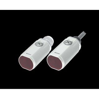 RS PRO Polarised Retro Reflection Photoelectric Sensor Barrel Sensor 3 m NPN NO/NC IP67 IP67