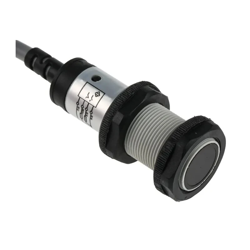 RS PRO Photoelectric Sensor Receiver Barrel Style 10 m Detection Range NPN NO/NC Output IP67 IP Rating IP67
