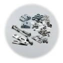 Fibox ALU Series Aluminium Enclosure Accessory Hinge AH New ALU hinge 81 mm x 125 mm x 222 mm