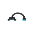 InnoDisk Networking Module PCIe to Dual USB 3.0 SuperSpeed 5Gbps, 3.3V, 1.12W, 50.9mm x 8.45mm EMPU-3401-C1