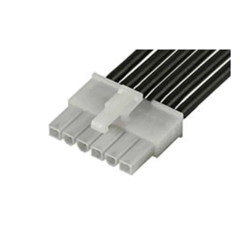 Molex 6 Way Male Mini-Fit Jr to 6 Way Male Mini-Fit Jr Wire to Board Cable 600 mm 600V Nylon Jacket 215322-1063