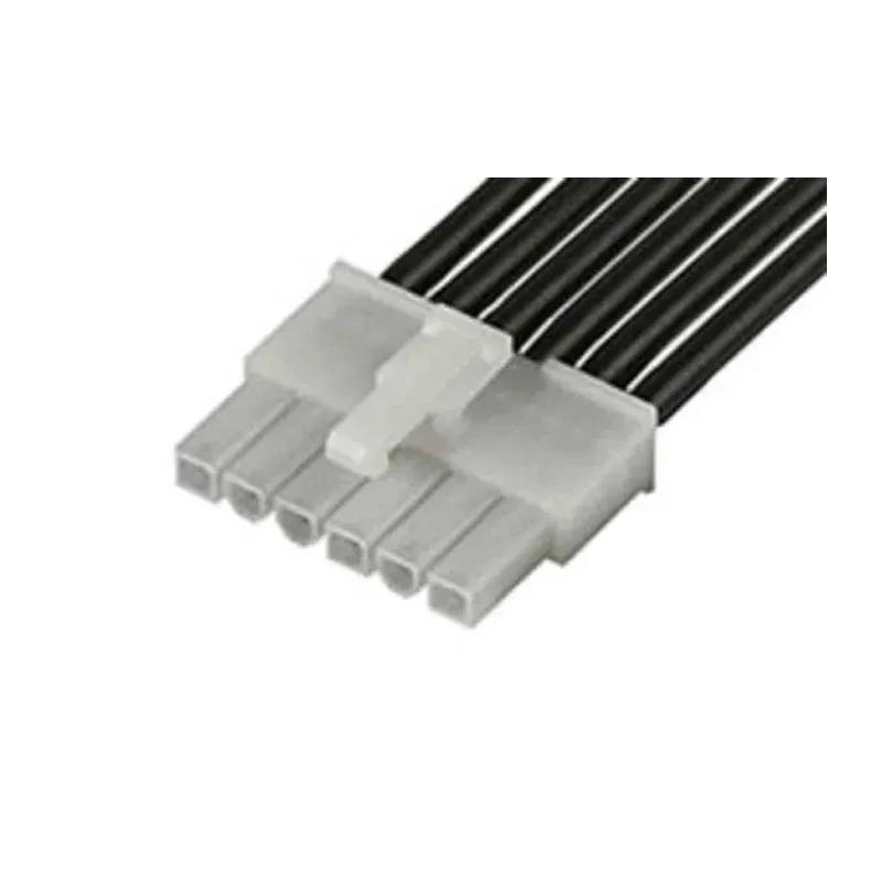 Molex Wire to Board Cable 6 Way Male Mini-Fit Jr to 6 Way Male Mini-Fit Jr, 300 mm, 600V, Nylon Jacket 215322-1062