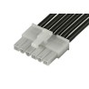 Molex Wire to Board Cable 6 Way Male Mini-Fit Jr to 6 Way Male Mini-Fit Jr, 300 mm, 600V, Nylon Jacket 215322-1062