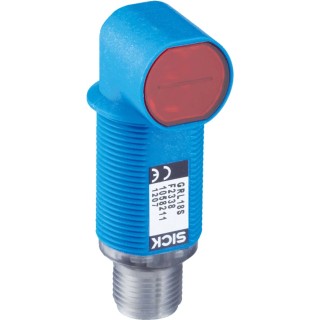 SICK Retroreflective Photoelectric Sensor, Barrel Style, 7.2 m Detection Range, PNP Output, Plastic Housing GRL18S-P1338