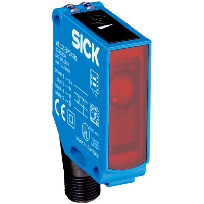 SICK Retroreflective Photoelectric Sensor, Block Sensor, 7 m Detection Range, NPN Output, IP69K/IP67/IP66, Metal WL12-3N1131