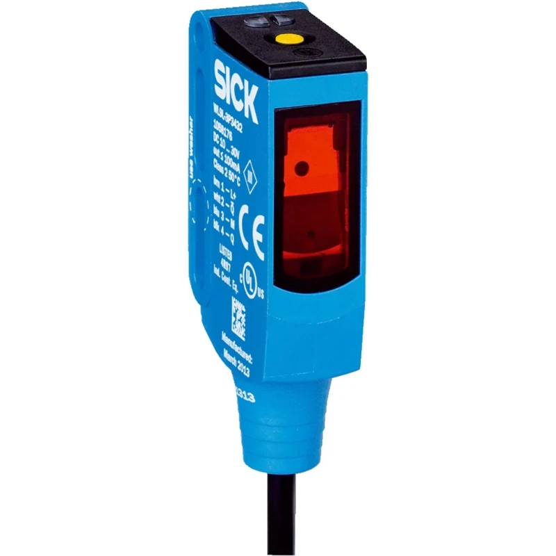 SICK Retroreflective Photoelectric Sensor, Block Sensor, 12 m Detection Range, PNP Output, IP69K IP66 IP67 WL9L-3P1132