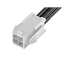 Molex Wire to Board Cable 4 Way Male Mini-Fit Jr to 4 Way Male Mini-Fit Jr, 600 mm 215327-1043