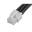 Molex Wire to Board Cable Mini-Fit Jr 6 Way Male Unterminated Nylon Jacket 300mm 600V 215328-1062
