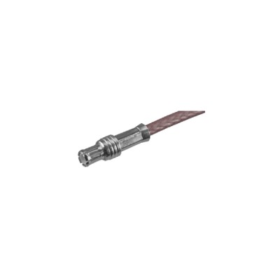 Huber+Suhner 11_MCX-50-2-15/133_NH Series Coaxial Connector Cable Male MCX, 50 Ω, Straight Body Crimp 11_MCX-50-2-15/133_NH
