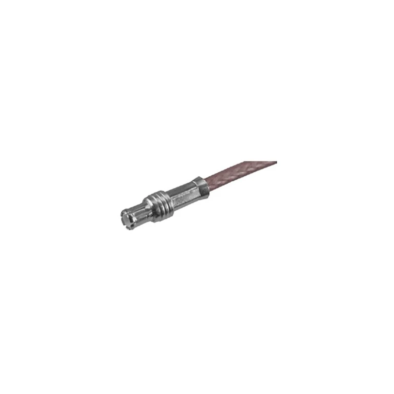 Huber+Suhner 11_MCX-50-2-15/133_NH Series Coaxial Connector Cable Male MCX, 50 Ω, Straight Body Crimp 11_MCX-50-2-15/133_NH