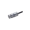 Huber+Suhner Series Circular Coaxial Connector Cable Male, 50 Ω, Straight Body Clamp 11_BNT-50-2-1/103_NE