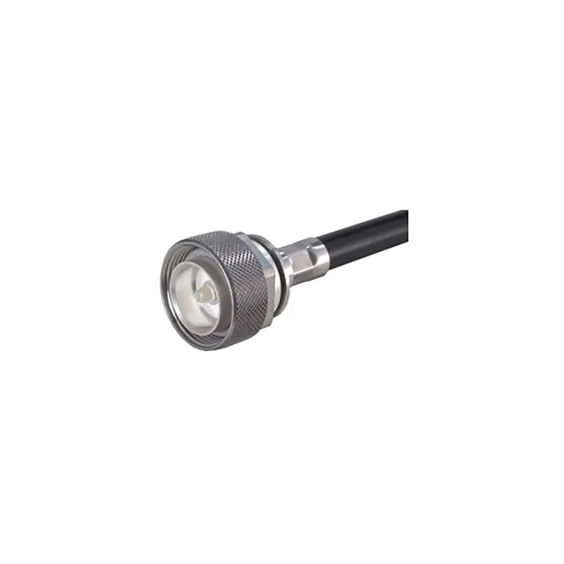 Huber+Suhner 11_716-50-7-2/003_-E Series Coaxial Connector Cable Male Circular Coaxial 50 Ω Straight Body Crimp