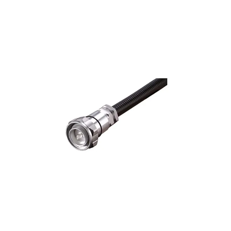 Huber+Suhner Coaxial Connector Cable Male Circular Coaxial 50 Ω Straight Body Clamp 11_716-50-9-9/033_-E