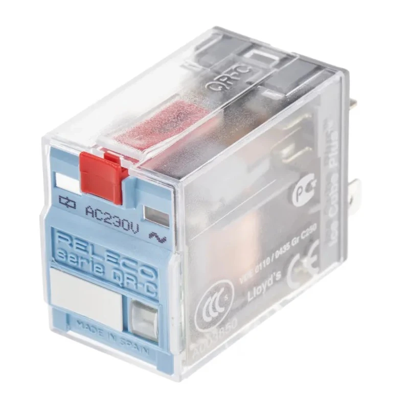 Releco PCB Power Relay, 230V AC Coil, 6A Switching Current, SPST, Silver Alloy Contacts, C7 Series C7-X10X / AC 230 V