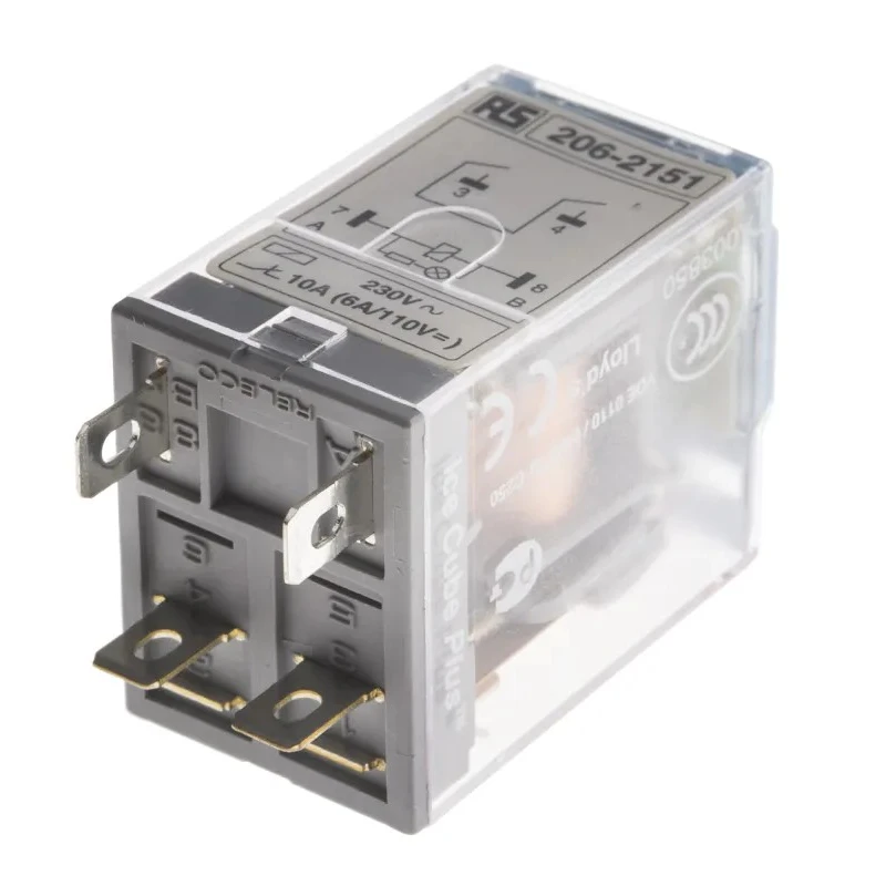 Releco PCB Power Relay, 230V AC Coil, 6A Switching Current, SPST, Silver Alloy Contacts, C7 Series C7-X10X / AC 230 V