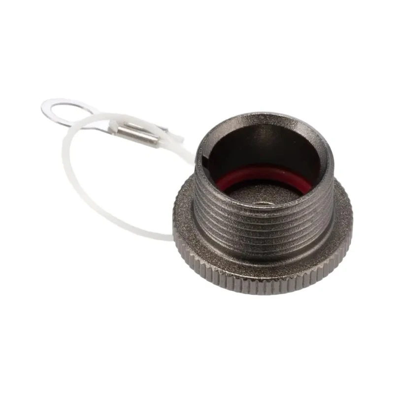 RS PRO Male Circular Connector Dust Cap with Nickel Finish Zinc Alloy IP67 Rated IP67
