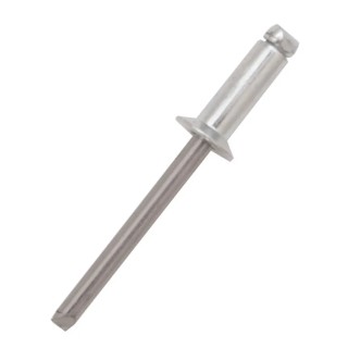 RS PRO Aluminium Blind Rivet Countersunk Head 3.2 mm Diameter 12 mm Length Model 206-5386