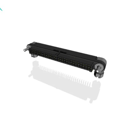Amphenol Socapex MHDAS Series Right Angle PCB Header 60 Contacts 1.27 mm Pitch 2 Row Shrouded MHDAS2M060YCE11