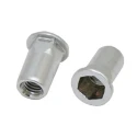 RS PRO Steel Plain Threaded Insert Diameter 13 mm Maximum Material Thickness 3.5 mm Model 206-5514