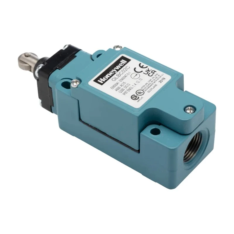 Honeywell Technologies GLB Series Plunger Limit Switch, 1 NO/1 NC, IP67, Die Cast Zinc Housing, 600V AC, 10A 