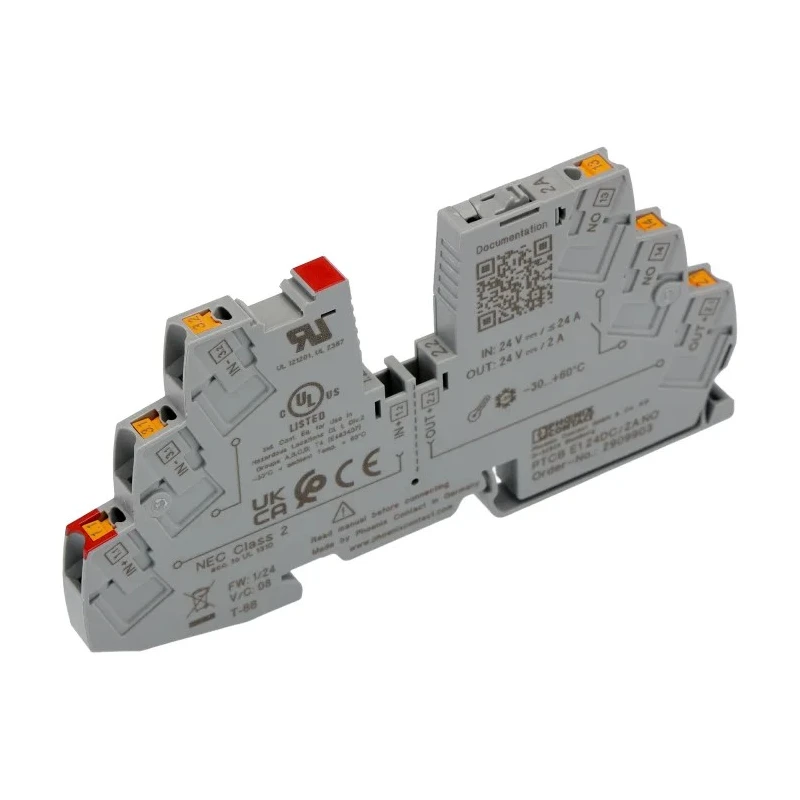 Phoenix Contact PTCB Electronic Circuit Breaker 2A 24V DIN Rail Type E 2909903