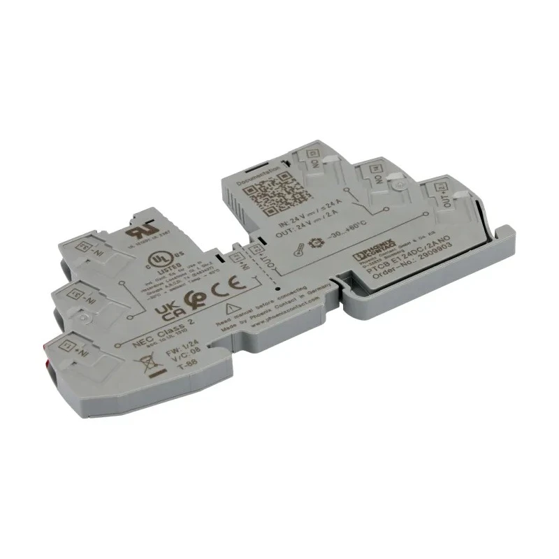 Phoenix Contact PTCB Electronic Circuit Breaker 2A 24V DIN Rail Type E 2909903