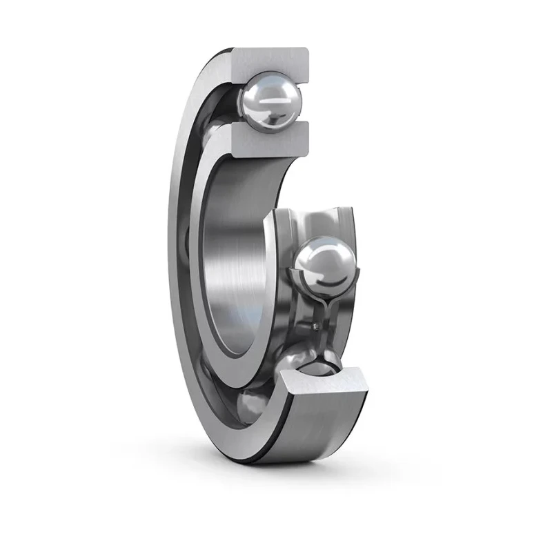 SKF Single Row Deep Groove Ball Bearing 35 mm ID, 100 mm OD, 25 mm Width, Sheet Metal Cage, Steel Balls 6407