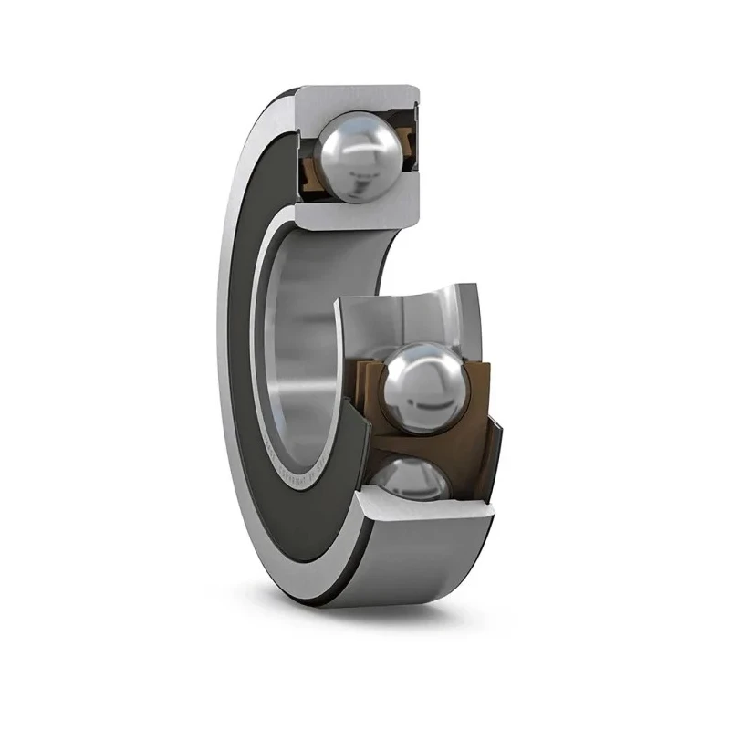 SKF Single Row Angular Contact Ball Bearing 40 mm ID, 80 mm OD, 18 mm Race Width 7208 BE-2RZP