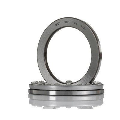 SKF Thrust Ball Bearing 55 mm Inside Diameter, 78 mm Outside Diameter, 16 mm Race Width, Sheet Metal Cage 51111