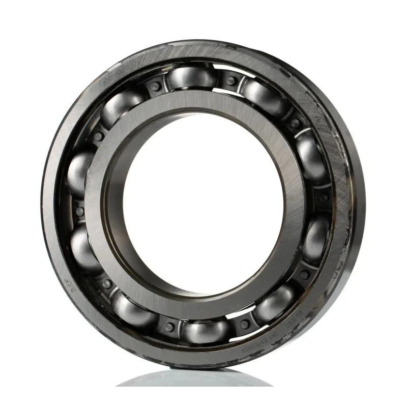 SKF Single Row Deep Groove Ball Bearing 100 mm ID, 180 mm OD, 34 mm Width, Sheet Metal Cage, Open End Type 6220/C3