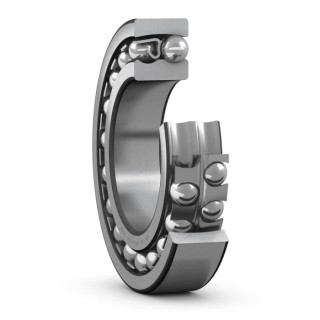 SKF Self-Aligning 2 Row Ball Bearing 85 mm ID 150 mm OD 36 mm Width Sheet Metal Cage Steel Balls Open End Bore 2217 K/C3