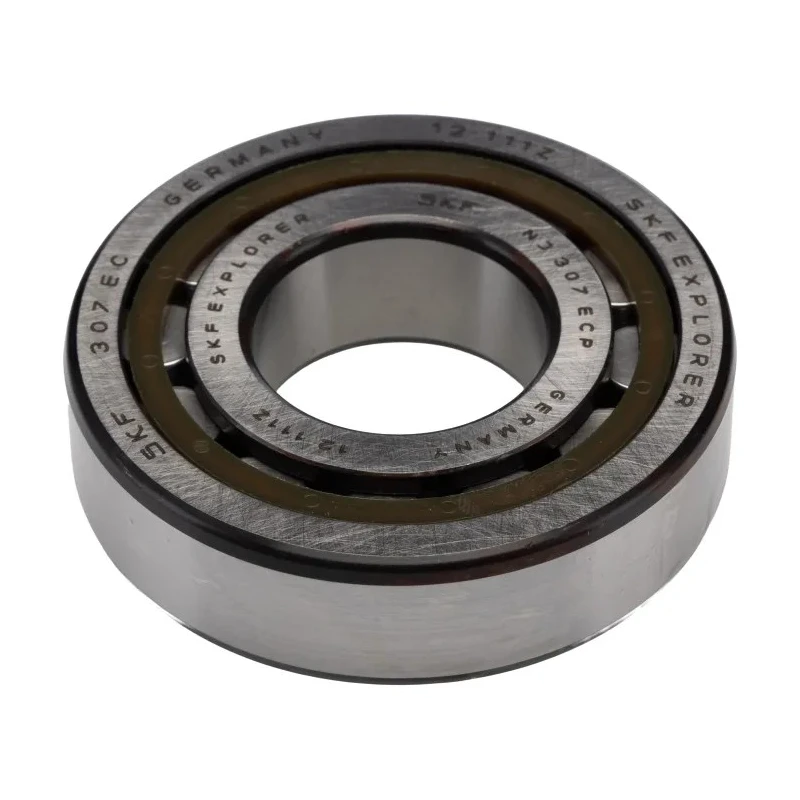 SKF Single-Row Cylindrical Roller Bearing with 35 mm Inside Diameter, 80 mm Outside Diameter, 21 mm Race Width NJ 307 ECP