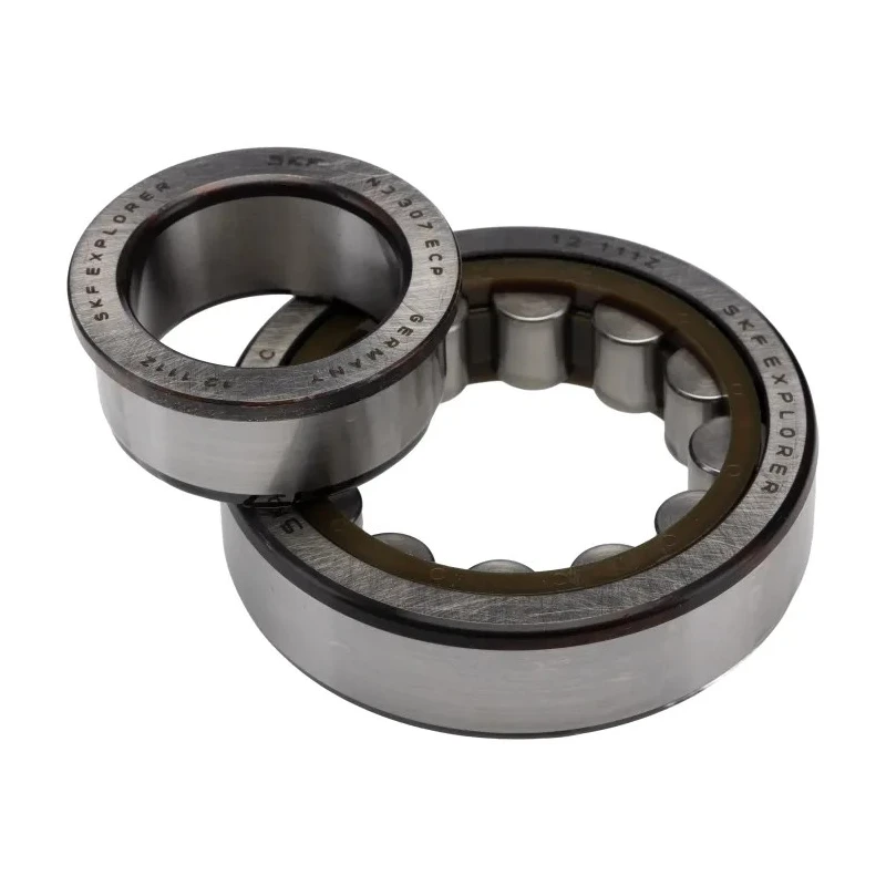 SKF Single-Row Cylindrical Roller Bearing with 35 mm Inside Diameter, 80 mm Outside Diameter, 21 mm Race Width NJ 307 ECP