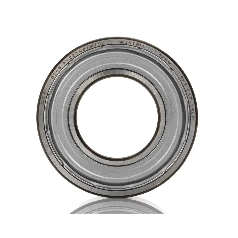 SKF Double Row Angular Contact Ball Bearing 40 mm ID, 80 mm OD, 30.2 mm Race Width 3208 A-2ZTN9/MT33