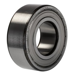 SKF 2 Row Angular Contact Ball Bearing 35 mm ID, 72 mm OD, 27 mm Race Width 3207 A-2ZTN9/MT33