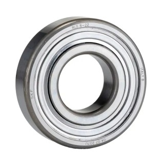 SKF Single Row Deep Groove Ball Bearing 25.4 mm ID, 57.15 mm OD, 15.875 mm Width Shielded Sheet Metal Cage RLS 8-2Z
