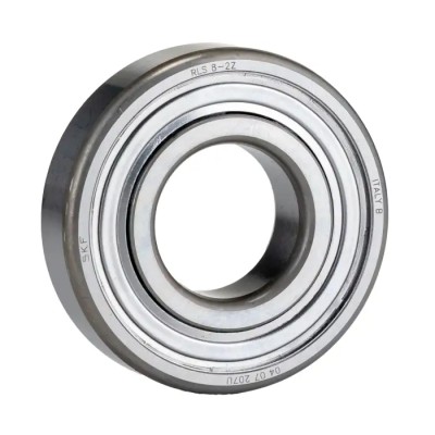 SKF Single Row Deep Groove Ball Bearing 25.4 mm ID, 57.15 mm OD, 15.875 mm Width Shielded Sheet Metal Cage RLS 8-2Z