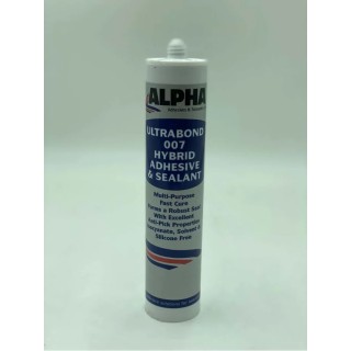 Alpha Adhesives & Sealants Ltd Ultrabond 007 Black Hybrid Adhesive & Sealant Cartridge 300 ml Alpha 007