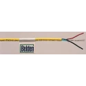 Belden 1503A Series 1 Screened Audio Cable, Stranded Copper Conductor, 304 m Length, Yellow, PVC Jacket 1503A 004U1000