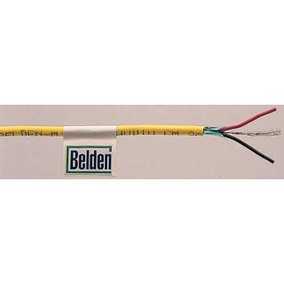 Belden 1503A Series 1 Screened Audio Cable, Stranded Copper Conductor, 304 m Length, Yellow, PVC Jacket 1503A 004U1000