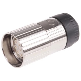 Kubler Industrial Circular Connector 12 Contacts Cable Socket Female M23 IP67 8.0000.5012.0000