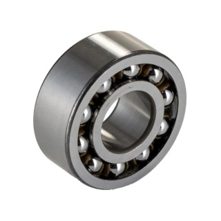 SKF Self-Aligning Ball Bearing, 17 mm ID, 40 mm OD, 16 mm Width, Non-Metallic Cage, 2 Row, 24,000 RPM Limiting 2203 ETN9