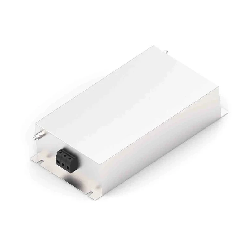 TE Connectivity Chassis Mount EMI Filter Terminal Block 3 Phase 20A 520V AC 50Hz 60Hz 20KEHD10BFPD