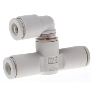 SMC Exhaust Valve Connector Push-in 6 mm 1 MPa Polybutylene Terephthalate AQ340F-06-06