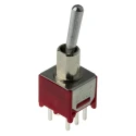 RS PRO Toggle Switch Panel Mount On-On DPDT Solder Lug Terminal 3A IP67 209-9351