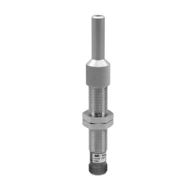 Baumer Threaded Barrel Ultrasonic Proximity Sensor M12 70mm 200mA PNP 24V DC IP67 UNAM 12P1914/S14D