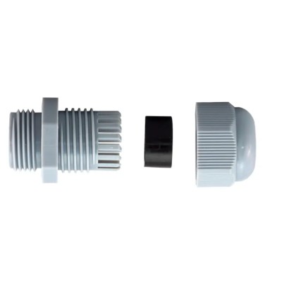 RS Pro Grey Polyamide 66 Cable Gland M12 Thread, 3 mm Minimum, 6.5 mm Maximum Cable Diameter, IP68 210-1339