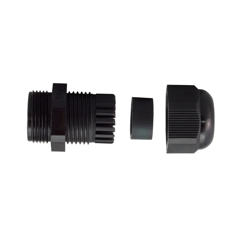 RS Pro Black Polyamide 66 Cable Gland PG29 Thread, 18 mm Min., 25 mm Max., IP68 210-1358